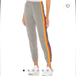 Aviator Nation 5 Stripe Sweats Heather Grey